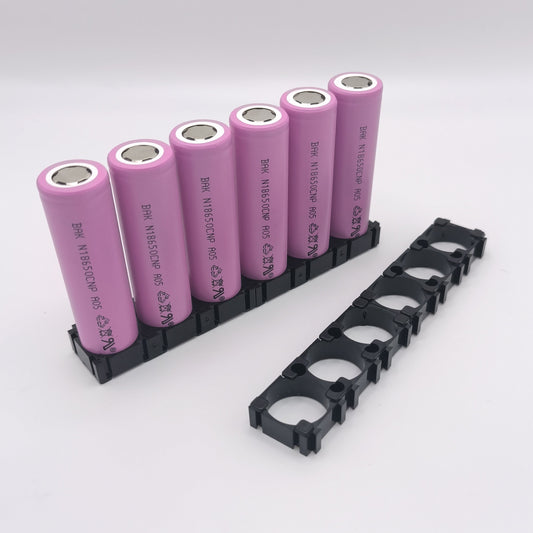 BAK N18650CNP Li-ion Battery Cells, Set of 6 with Holders (Mfr. 2021)