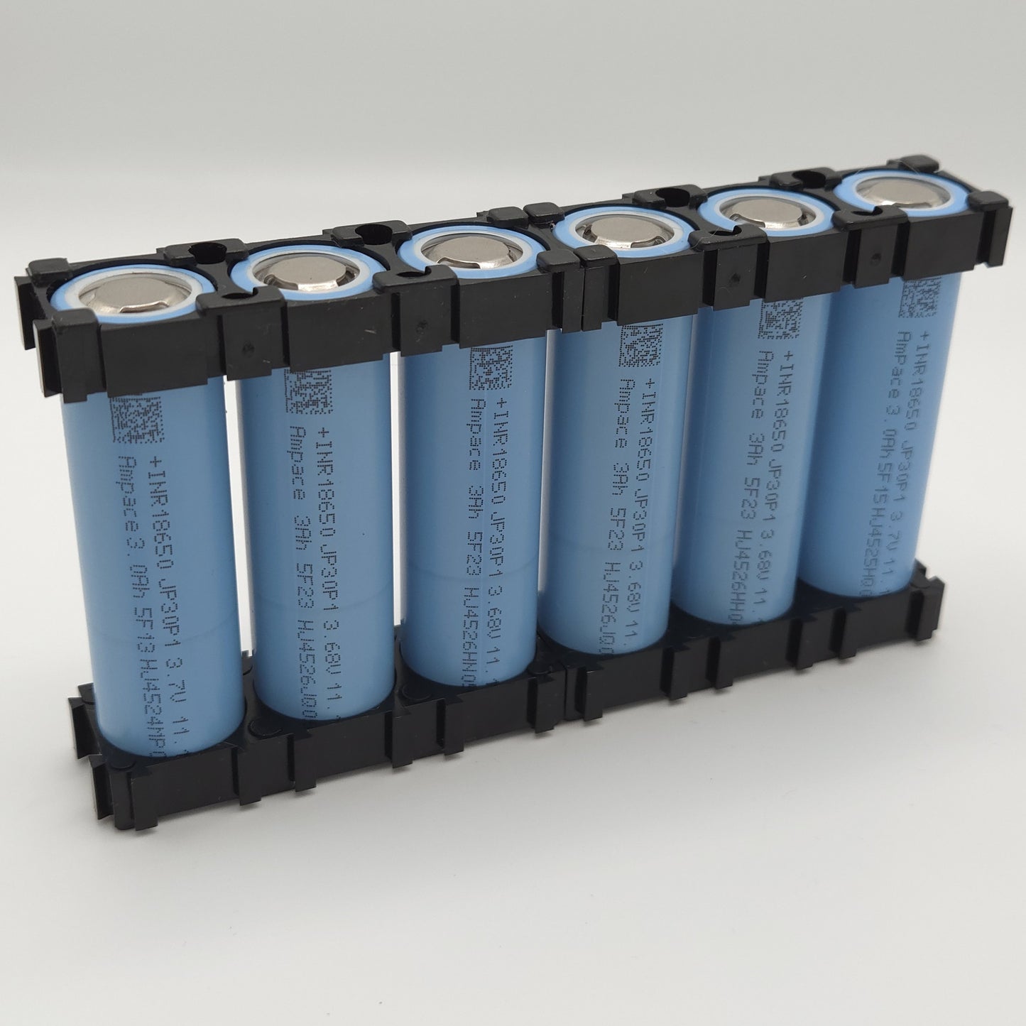 !NEW! Ampace JP30P1 Tabless 18650 Battery Cells, A- Grade, Set of 6 with holders