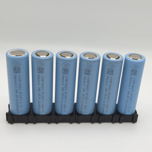 !NEW! Ampace JP30P1 Tabless 18650 Battery Cells, A- Grade, Set of 6 with holders