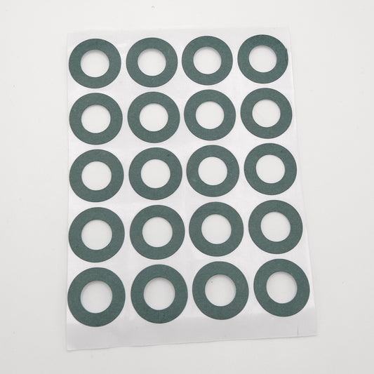 !NEW! Fish Paper Insulation Rings for 21700 Cells, Sheet of 20