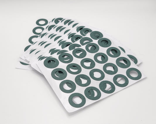 !NEW! Fish Paper Insulation Rings for 21700 Cells, Sheet of 20