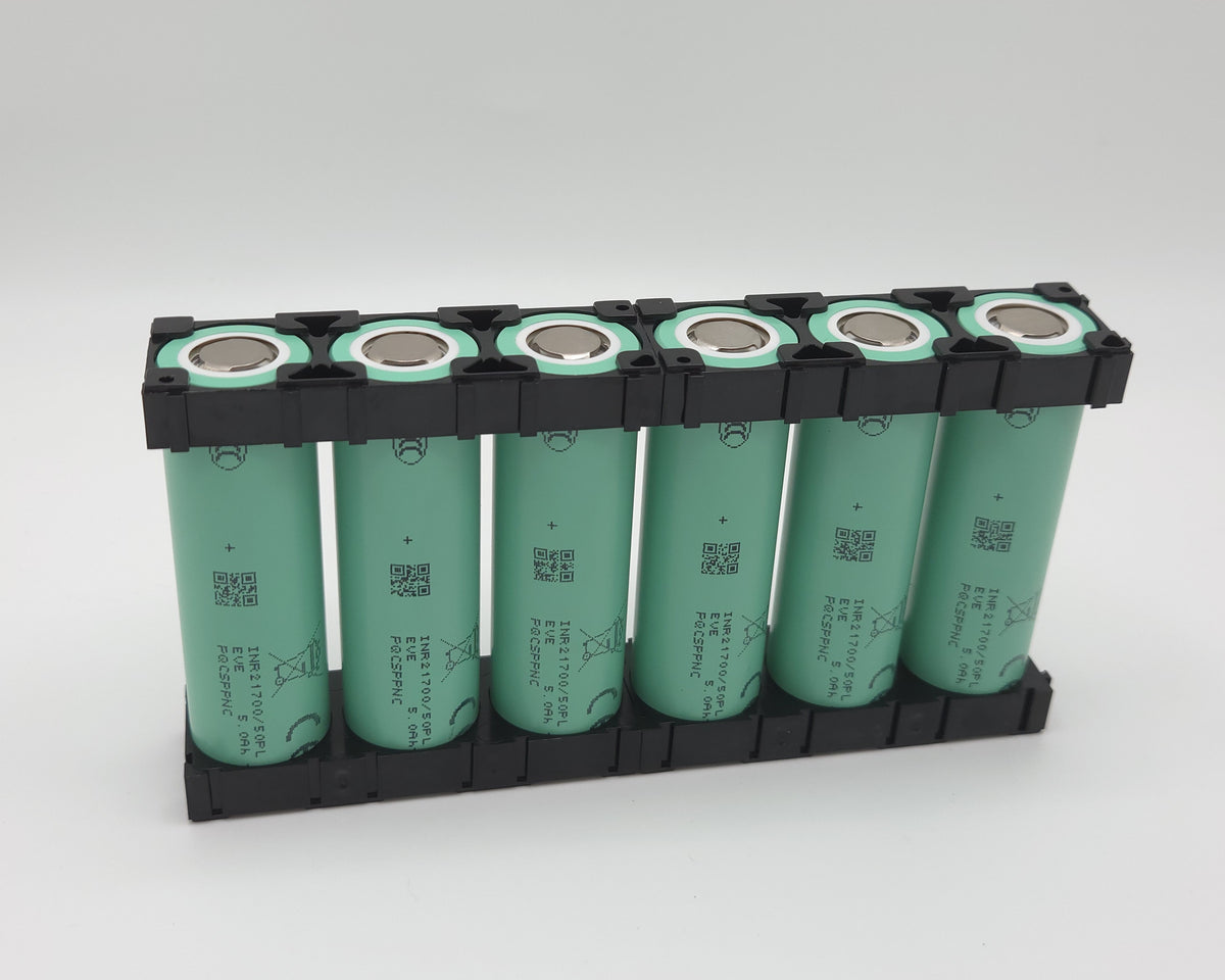 !NEW! EVE 50PL Tabless 21700 Cells, Set of 6 with Holders