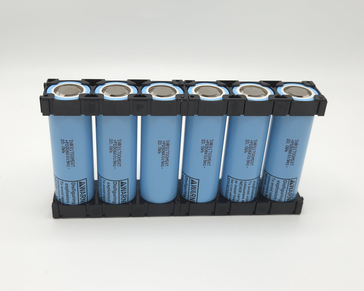 !NEW! LG M58T 21700 Battery Cells, Set of 6 with Holders