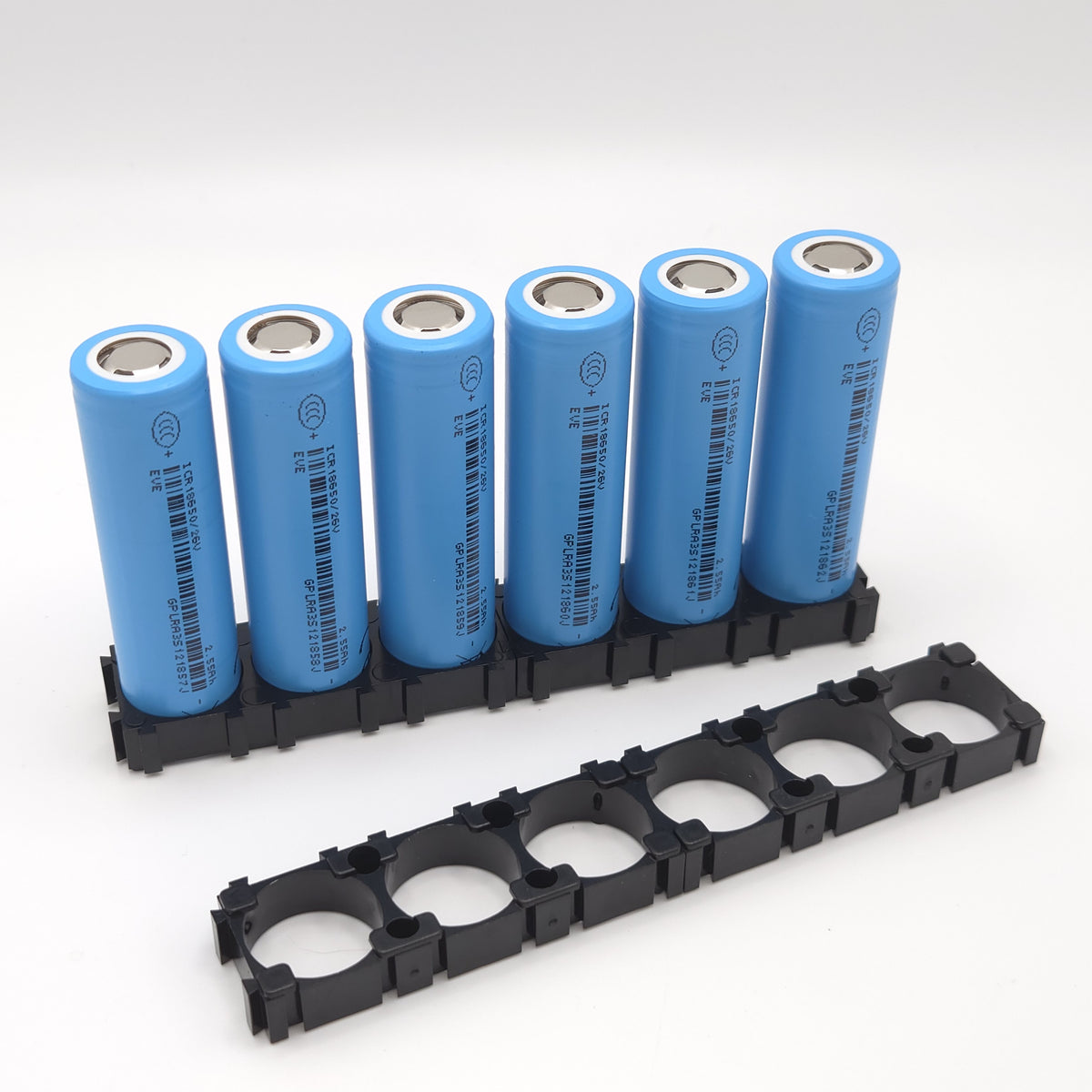 !NEW! EVE 26V 18650 Battery Cells, Set of 6 with Holders