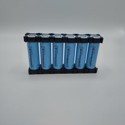 EVE 35V 18650 Battery Cells, Set of 6 with Holders