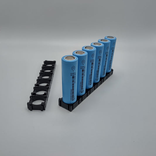 EVE 35V 18650 Battery Cells, Set of 6 with Holders