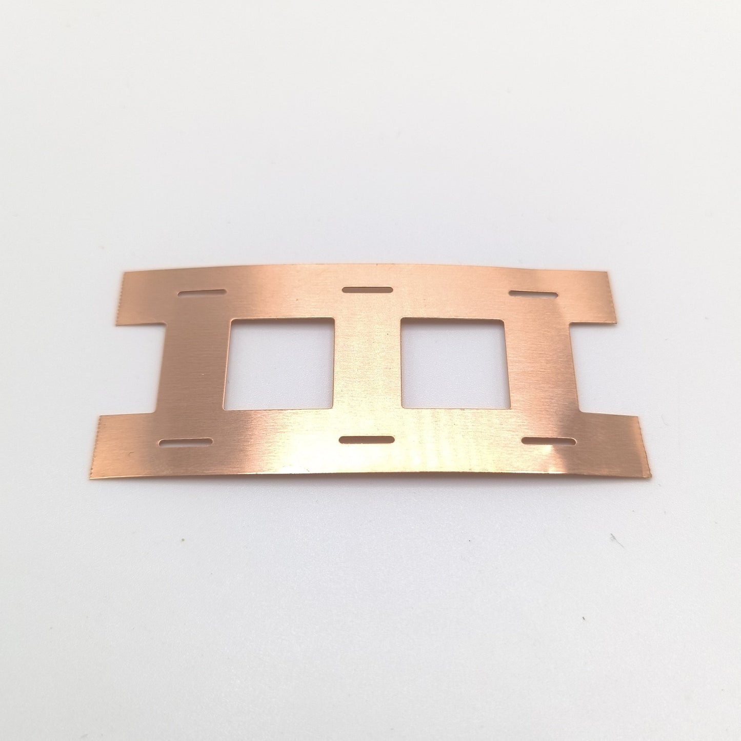 !NEW! Slotted Cell Welding Tabs, 0.2mm Thick, Spaced for Standard Plastic Cell Holders, Per 6 terminals