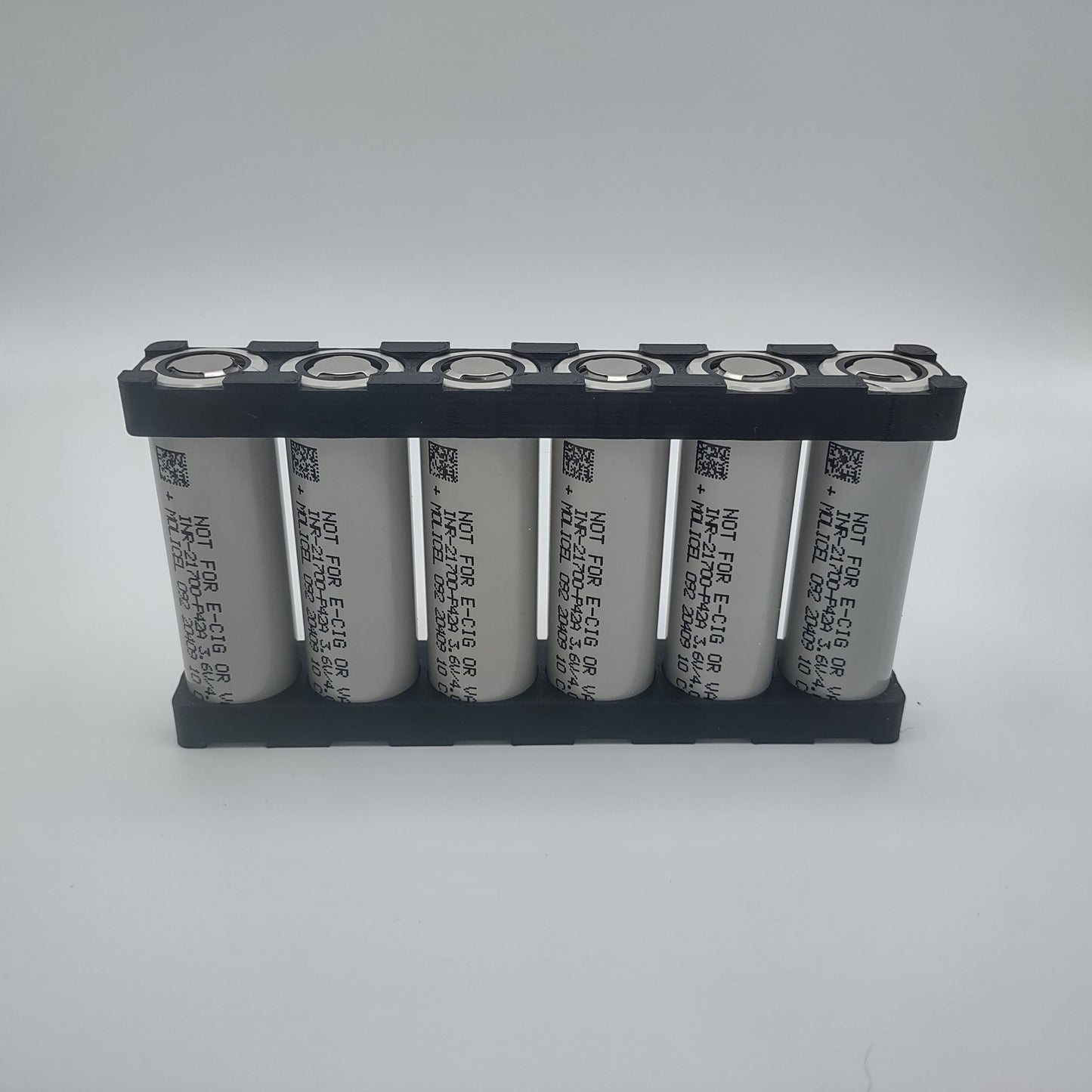 Molicel P42A 21700 Battery Cells, Set of 6 with Holders