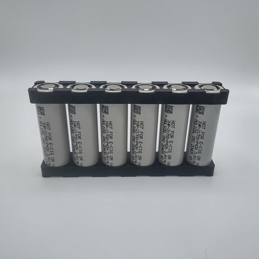 Molicel P42A 21700 Battery Cells, Set of 6 with Holders