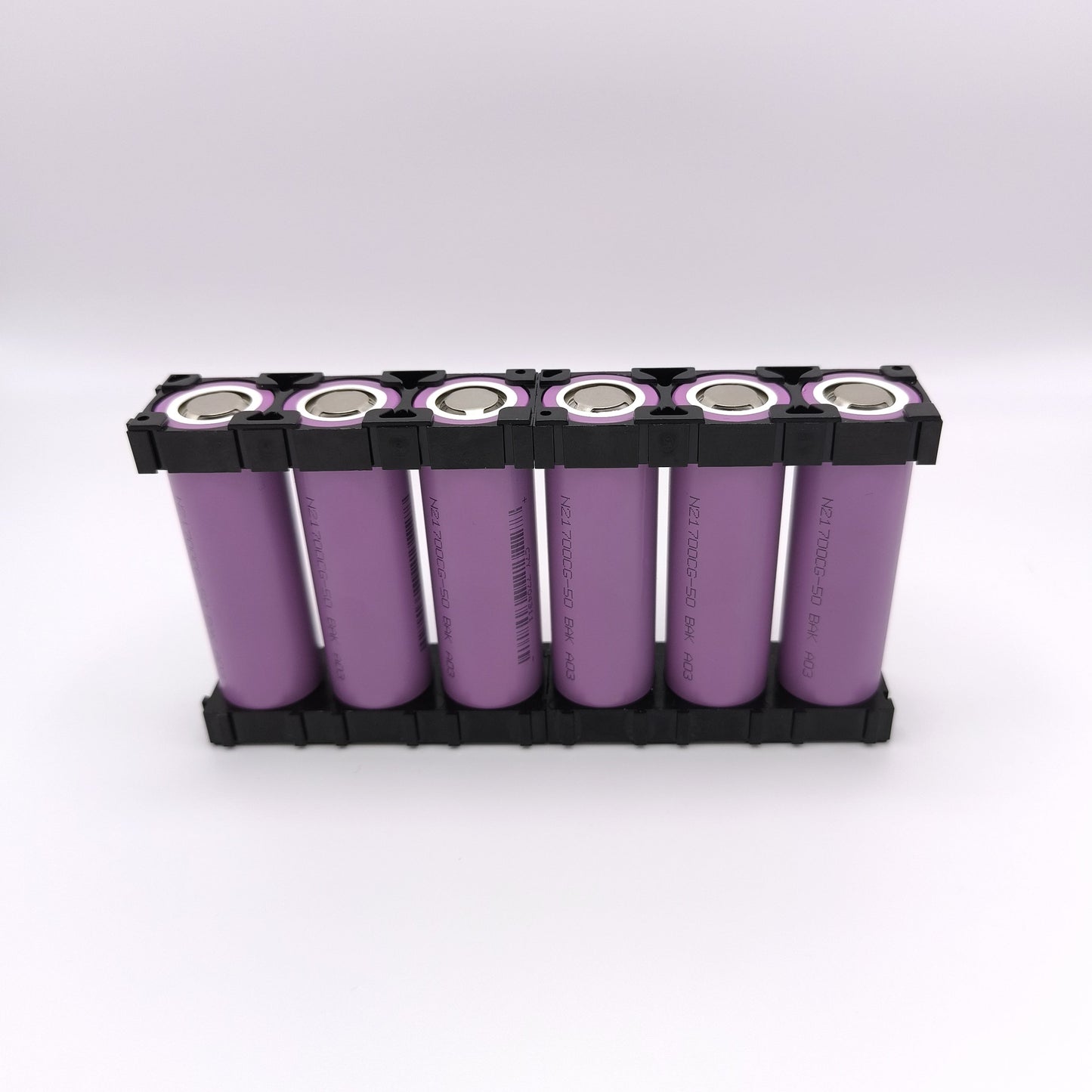 BAK N21700CG-50 Li-ion Battery Cells, Set of 6 with Holders (Mfr. 2022)