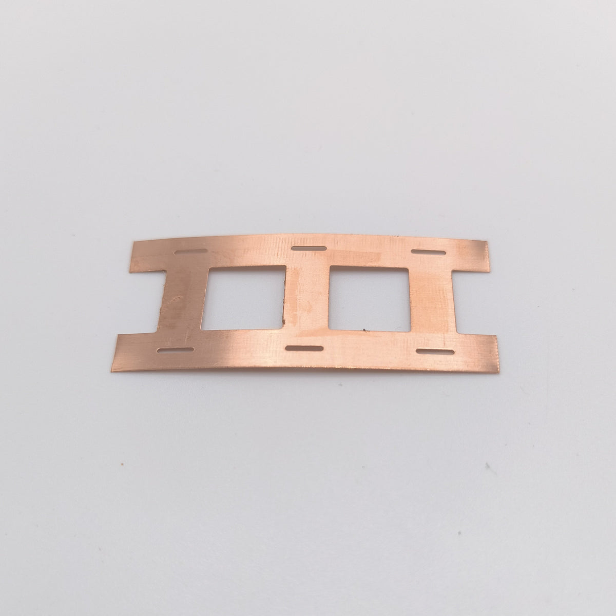 !NEW! Slotted Cell Welding Tabs, 0.2mm Thick, Spaced for Standard Plastic Cell Holders, Per 6 terminals