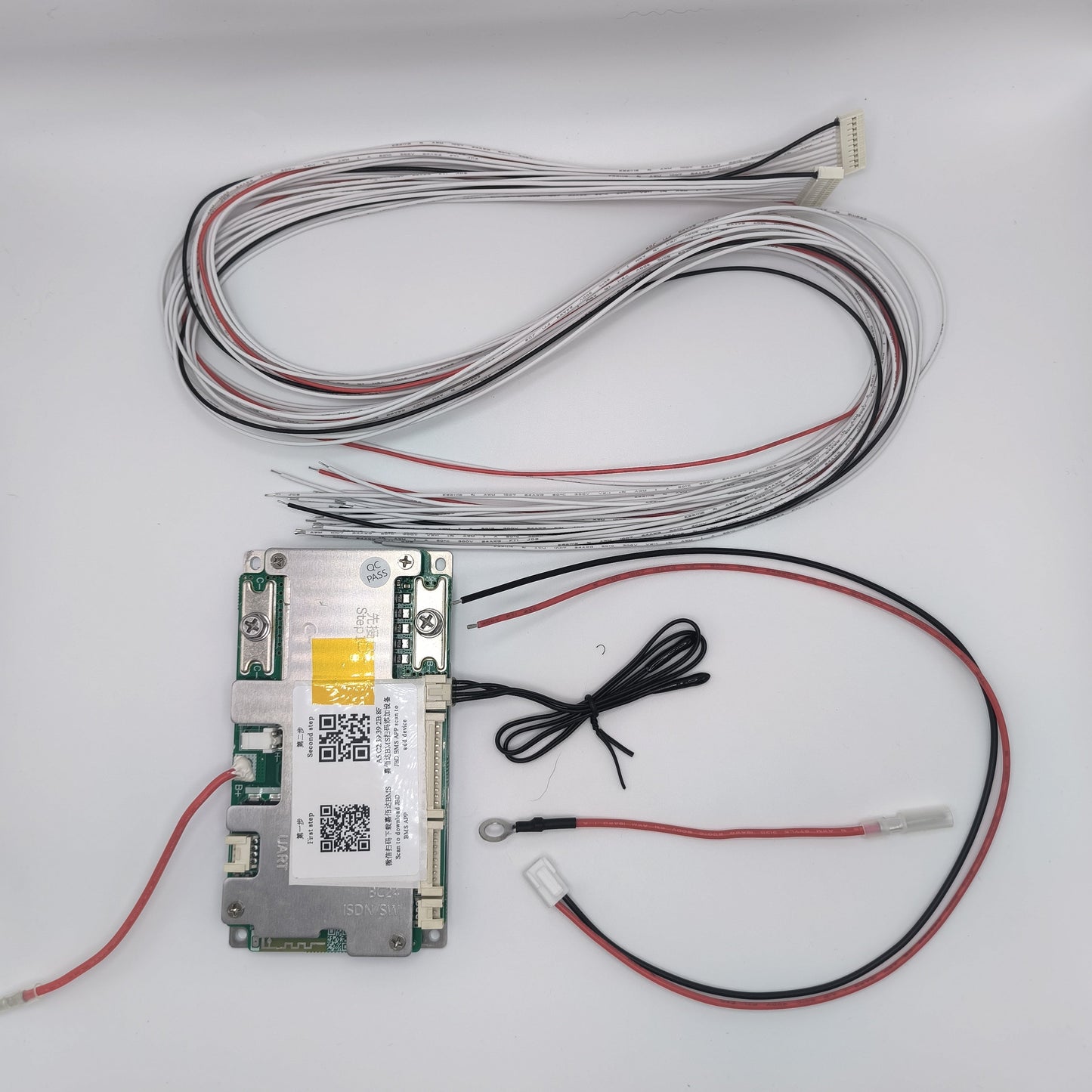 JBD (Jiabaida) 7-24S Smart BMS 0-80A OCP for Li-ion & LiFePO4, With Balance Leads, Bluetooth, and Battery Heating Option