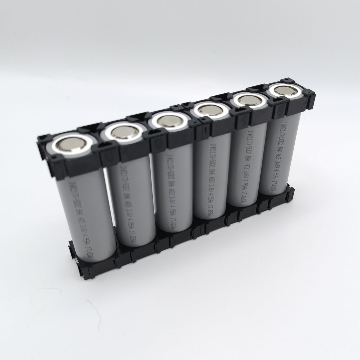 !NEW! BAK 50D2 Tabless 21700 Battery Cells, Set of 6 with Holders
