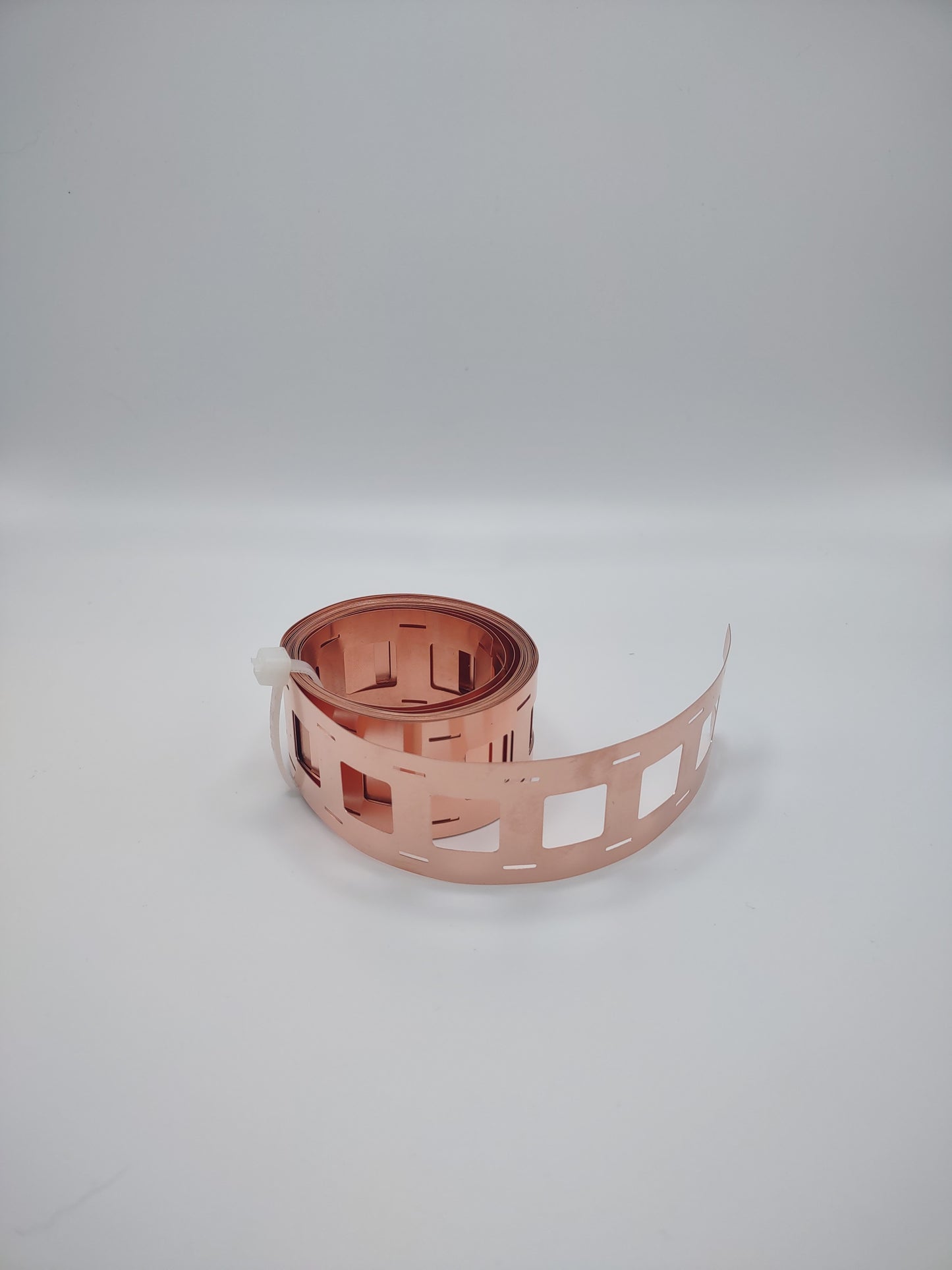 Copper Cell Welding Tabs, 0.2mm x 9mm, 23mm cell spacing for 21700 cell spacers, 6 terminals per.