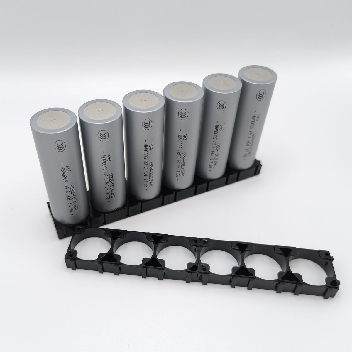 !NEW! Reliance RS50 Tabless 21700 Battery Cells, set of 6 with Holders
